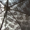 Black lace 'Cerve Italy' parasol