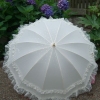 Cream  lace parasol